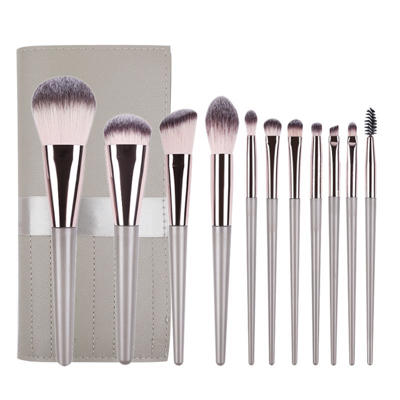 

New Beauty Tool Set Eyeshadow Blush Loose Powder Lip Brush Storage Bag 11 Portable Makeup Brushes Complete Set 11 makeup brush set