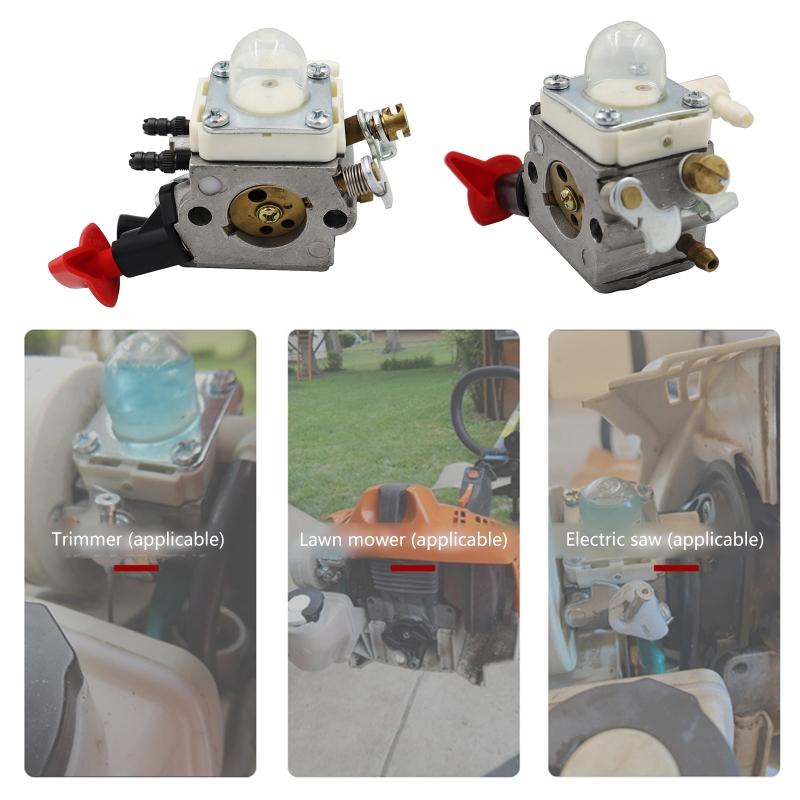C1M-S267A Carburetor Kit for FS40 FS50 FS56 FS70 FC70 Trimmer Replaces 4144 120 0608