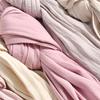 New Solid Color Cotton Hijab Modal Scarf Muslim Woman Hijab Shawls Ladies Soft Long Wraps Female Headband Islamic Turban
