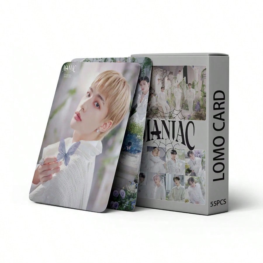 Skzoo Sheet Kpop Lomo Cards Album Small Card Photo Printing High-quality Bangchan MANIAC JAPAN ENCORE MAGIC STAR XMAS 55 Entertaining Play Safe