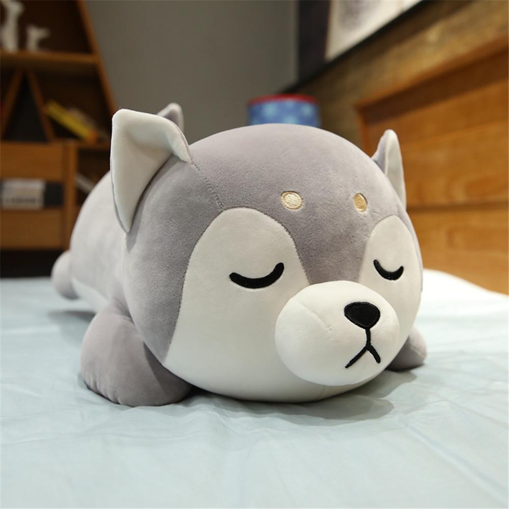 Очаровательная плюшевая игрушка-подушка Хаски Сиба-ину для детей 35cm (0.22kg)