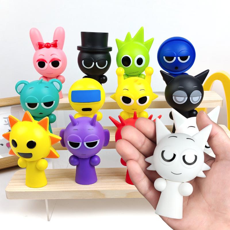 Large Rhythm Box Figurine Music Toy Set for Kids