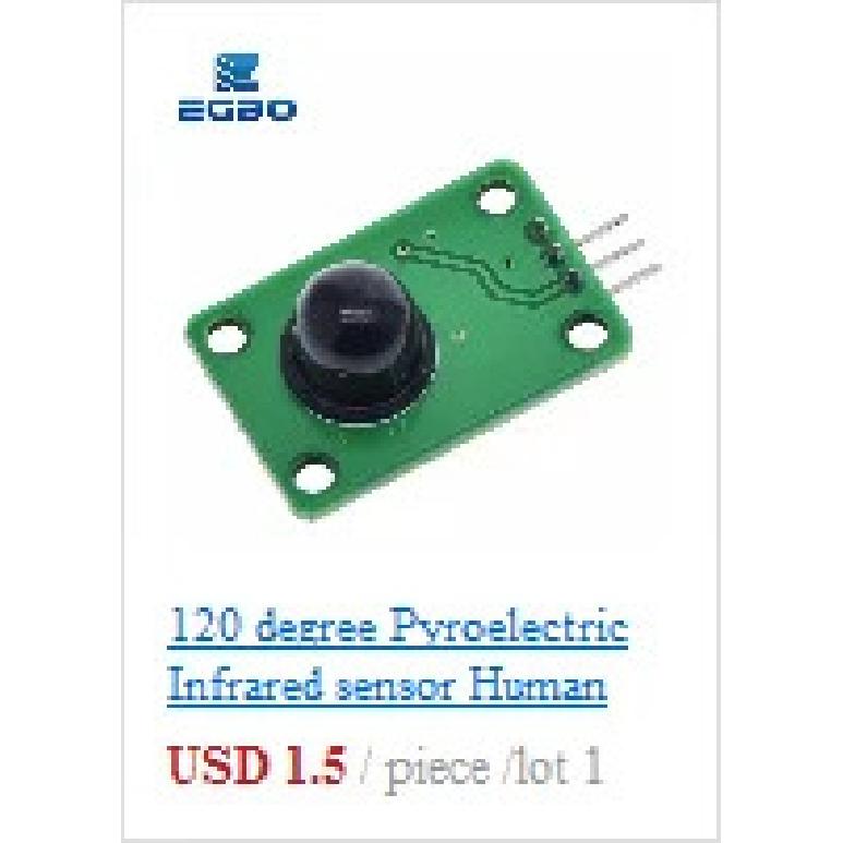1~10PCS 120 degree Pyroelectric Infrared sensor Human Body Detecting PIR Motion Sensor Module for Arduino MCU Board Module