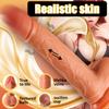 9" Realistic Thrusting Dildo Vibrator with 10 Vibration & Telescopic Modes,360° Rotation,Heating,Strong Suction Cup,USB Rechargeable for Women&Couples