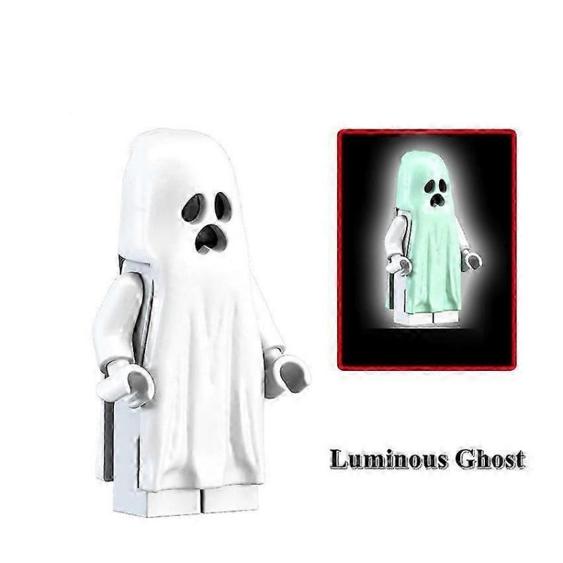 Building Blocks Luminous Smiling & Crying Ghost Model Action Figures Small Bricks