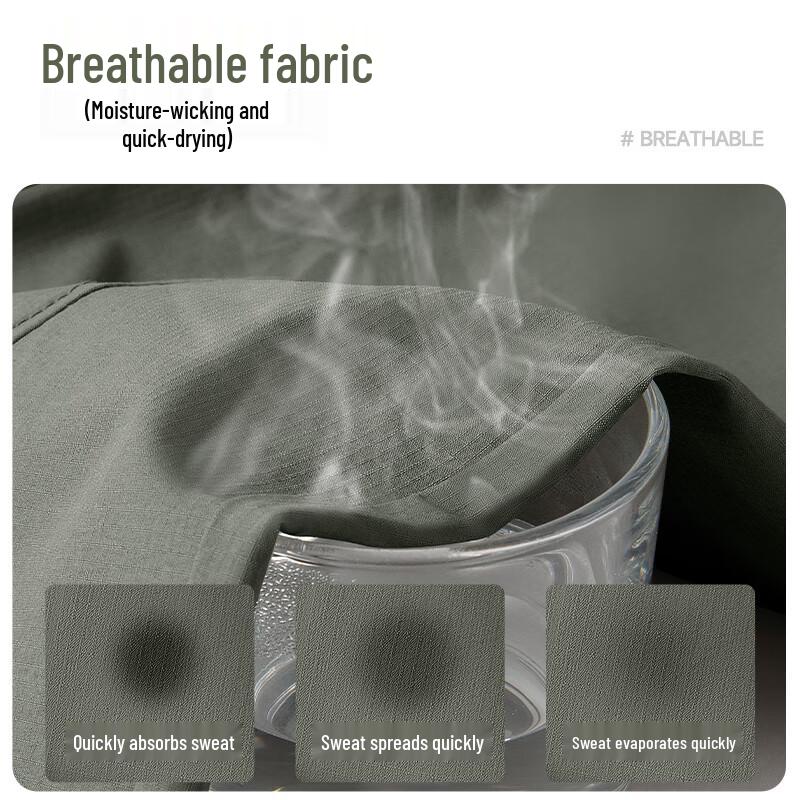 Mark Fairwhale Men's Ice Silk Quick-Dry Straight Leg Pants