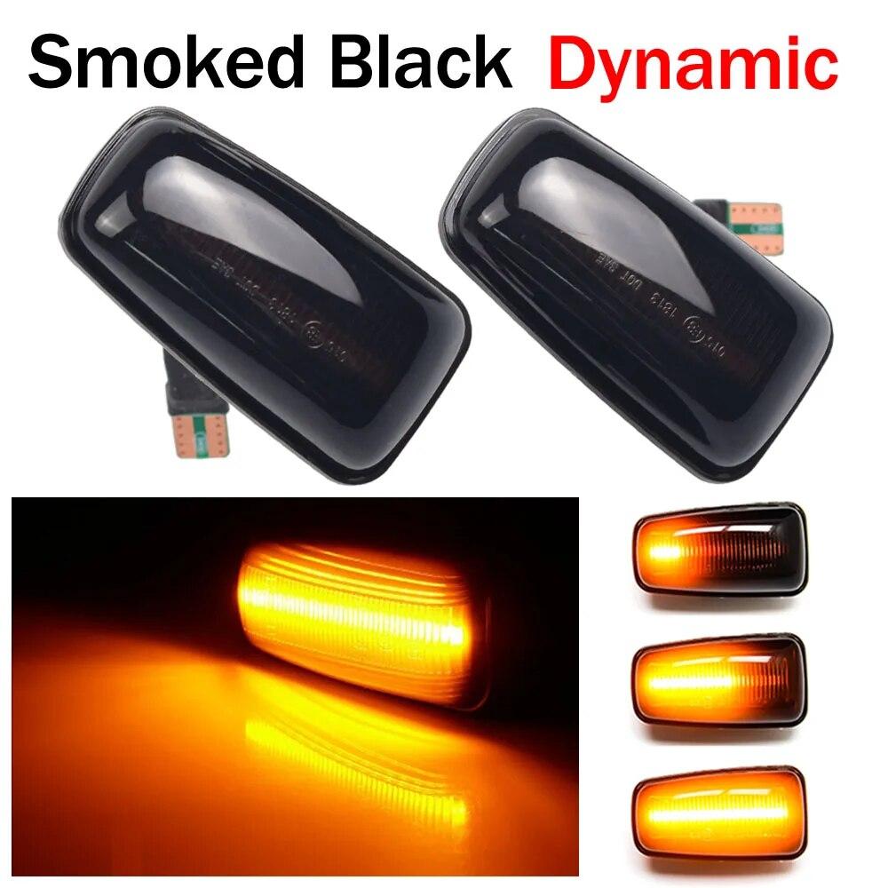 Flashing Car Turn Signal Lamps Side Marker Lights Lateral LED For Peugeot 306 106 406 806 Citroen XM ZX Break Xsara Xantia Fiat