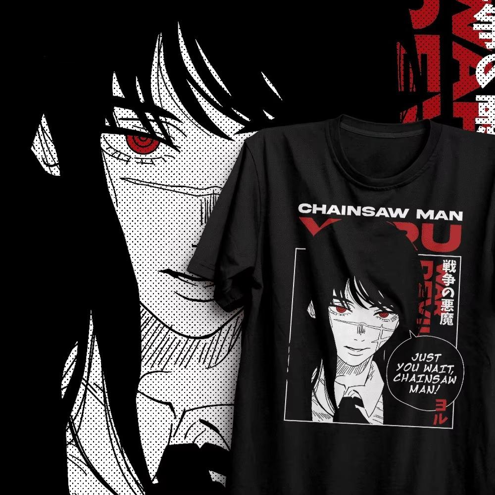 

Chainsaw Unisex Anime Unisexge Printed Tshirt Unisexs and Womens Tshirt Unisexs Top Sports Tshirt 2026 Summer New Tee 4XL