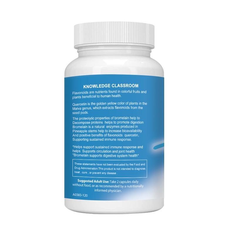 Pslalae Is Rich In Quercetin, Bromelain Capsules, and a Complex Plant Extract Formula; Suitable for Daily Care for Adults.