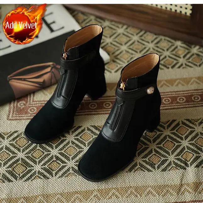 Fashion Ankle Boots for Women Elegant With Medium Heels Large Size Warm Fashion 2024 Woman Short Shoes Designer Luxury Trend Y2k Booties