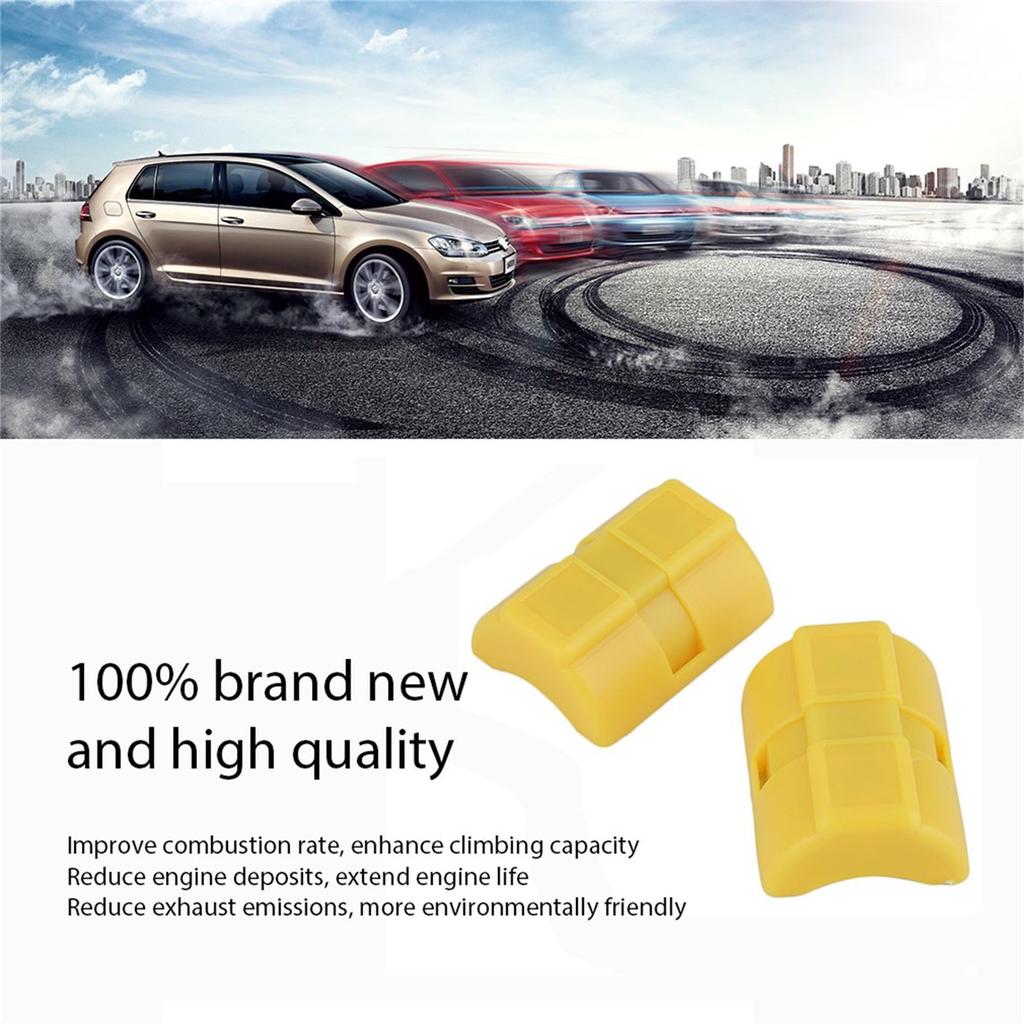 2Pcs Universal Magnetic Gas Fuel Saver for Auto Vehicle Reduce Emission Tool New
