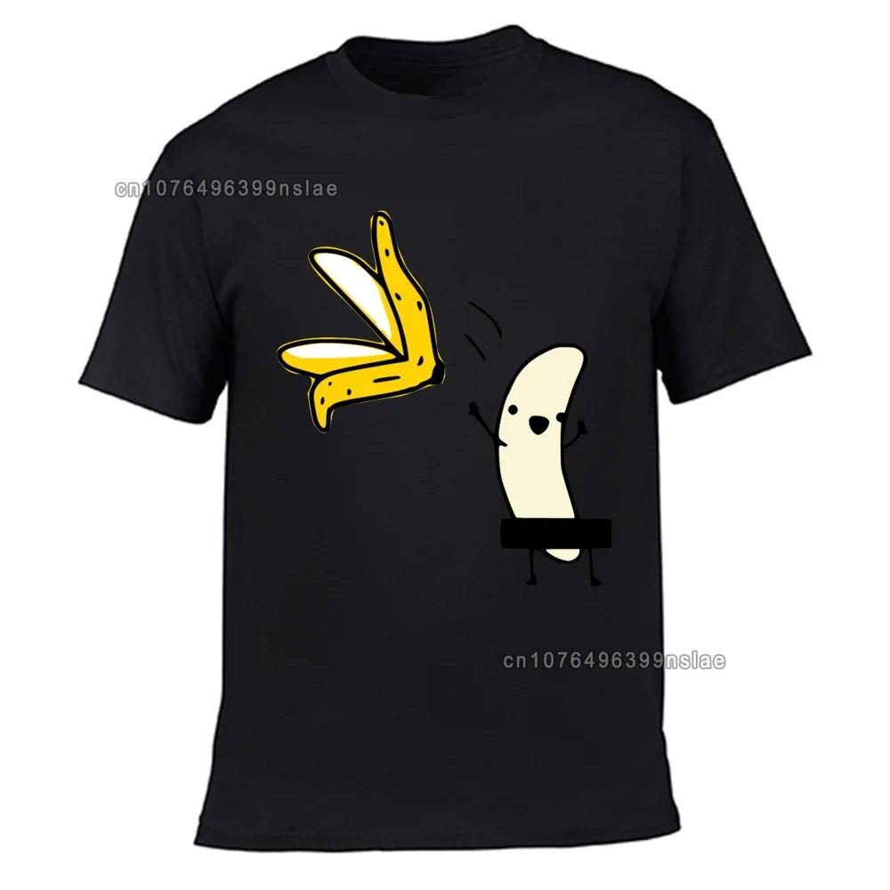 

Унисекс Банановый халат Забавный дизайн Футболка с принтом Летняя юмористическая шутка Хипстерская футболка из 100% хлопка Повседневные футболки Одежда Уличная одежда Унисекс 4XL