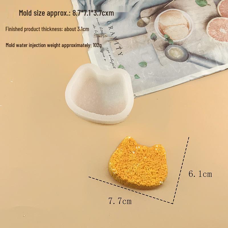 

Очень большая силиконовая форма в виде головы кролика и кошачьей мордочки для рисовых шариков, шоколада и выпечки.