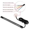 Motorcycle LED Tail Light Strips Flexible 48 LED Red Rear Brake Stop Tail Lihgt Amber Turn Signal Lamp Taillight Accessorie