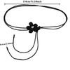 New Arrival Everyday Floral Leather Cord Dress Belt – Fashionable Versatile Soft and Feminine Knotted Women’s Cord Belt