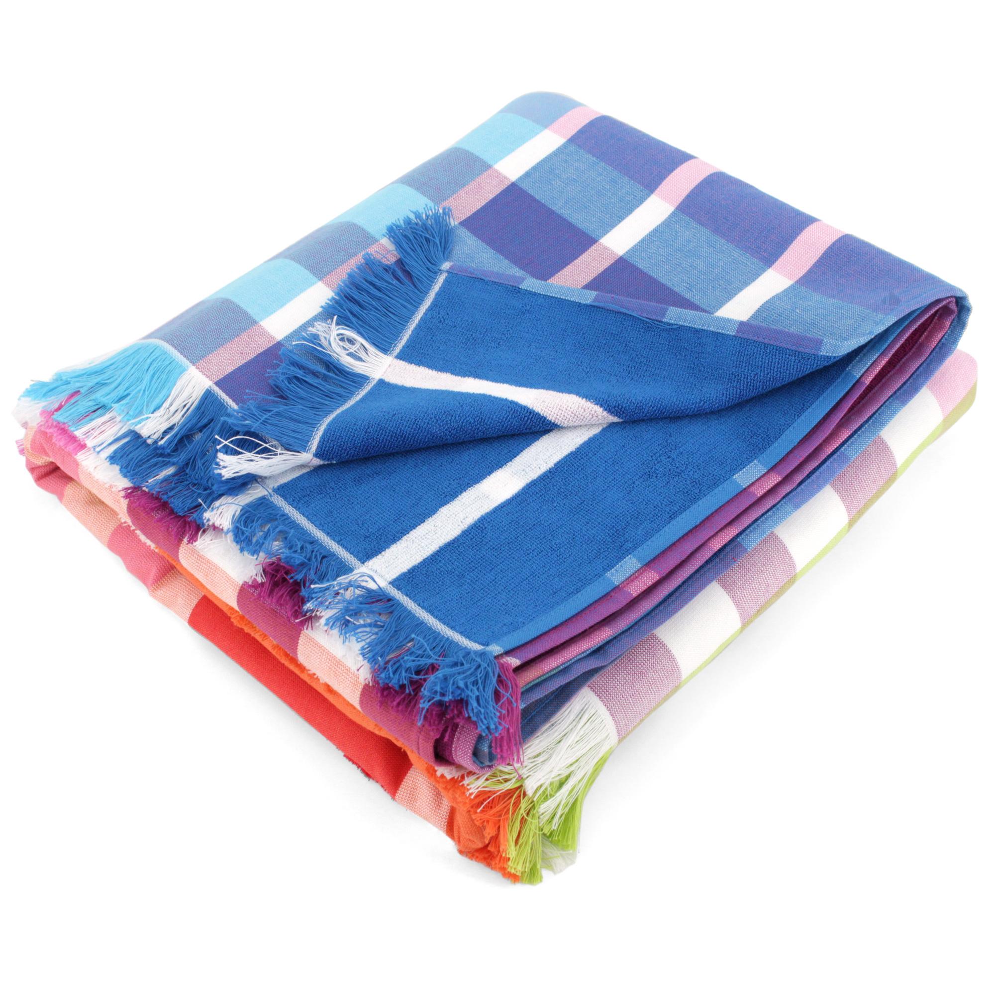 Fouta carrée doublée éponge HANKO Multicolore