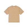 MLB Monogram Fashion Sports Series Boston Red Sox Logo Printed Breathable Loose Fit Crew Neck Short Sleeve T-Shirt Unisex Tops 3ATSM0243-43CAL