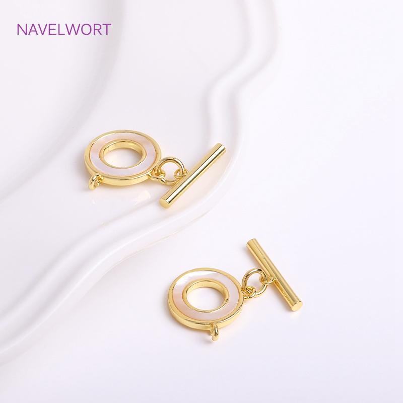 Trendy 18K Gold Plated OT Clasps Toggle Clasps Connector For Bracelet Necklace Making Supplies,DIY Jewelry Accessories Wholesale
