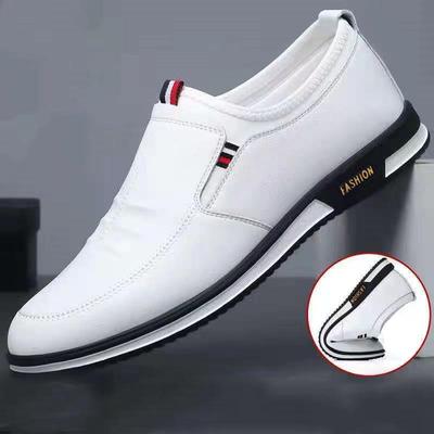 Four Seasons New Anti Slip and Breathable Simple Outdoor Sports Soft Sole Wear Resistant Home Men's Fashion Foreign Trade Business Leisure Lefu Shoes