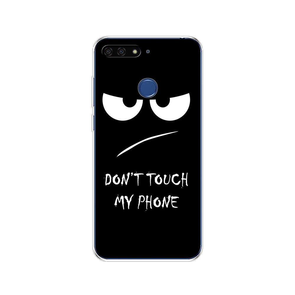For Huawei Honor 7C 5.7 Inch Case Cover Soft Silicone TPU Cute Cover Back Protective Phone Case For Huawei Honor 7c Aum-L41 Bags