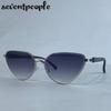 Trendy Sexy Cat Eye Sunglasses Women  Luxury Brand Vintage Punk Outdoor Sun Glasses For Ladies Classic Cateye Shades UV400