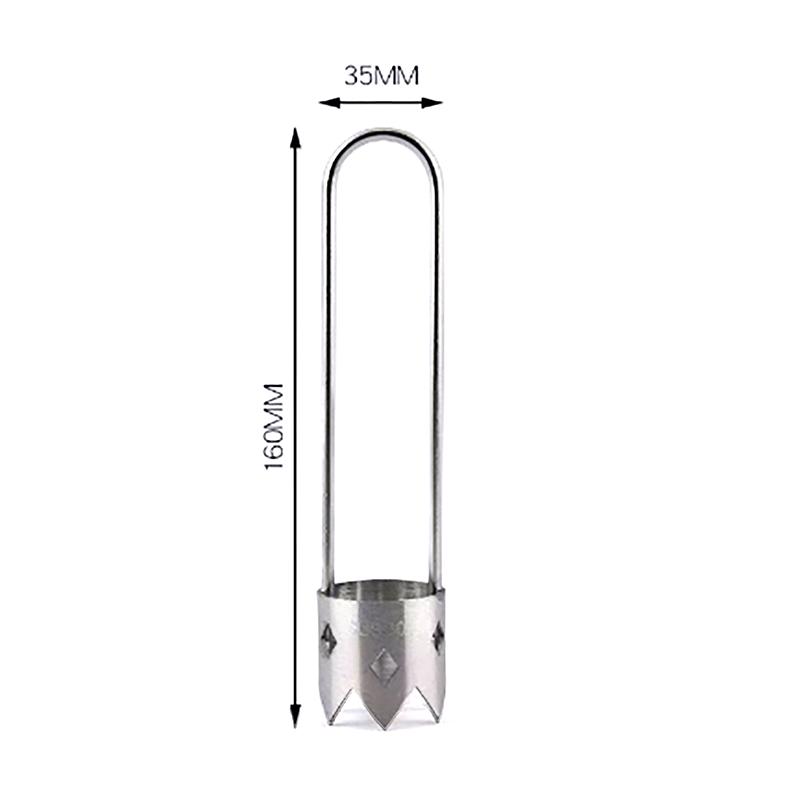 Stainless Steel Fruit Core Remover Apple Pear Bell Peppers Pitter Extractor Tool Easy To Use Clean Kitchen Vegetable Core Puller