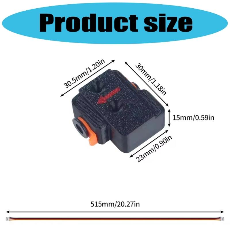 High Accuracy 3D Printer Filaments Detector Module Wide Compatibility Intelligent LED Indicators Effortless Setups