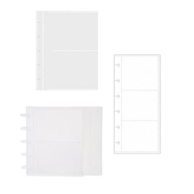Stylish Clear Photo Album for Desktop Displaying 3Inch Double Slot and Easy Page Addition Photocard Binder Collect Book