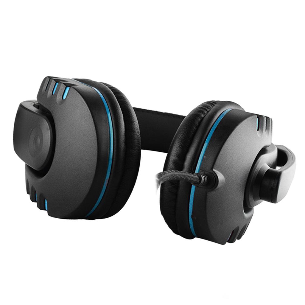 3.5mm Wired Gaming Headphones Over Ear Game Headset Noise Canceling Earphone with Microphone Volume Control for PC