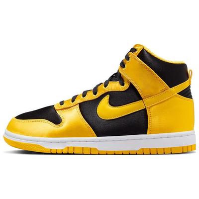 Dunk High Satin Goldenrod Damen-Sneaker Gelb Schwarz Varsity-Maize FN4216-001