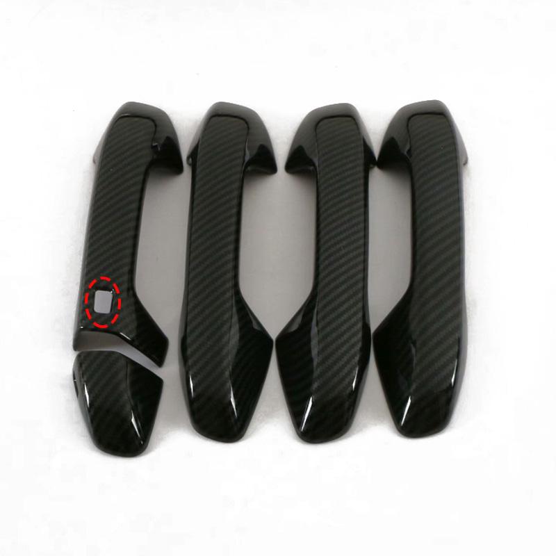 For Kia Cerato Forte K3 - Carbonfiber Car Side Door Rearview Mirror Protect Frame front rear Fog Light Lamp Cover Trim