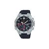 EDIFICE Simple Casual Fashion 100 Meters Waterproof Quartz Movement Resin Strap Japanese and Korean Watch Men's Watch Black Dial ECB-10P-1AEF
