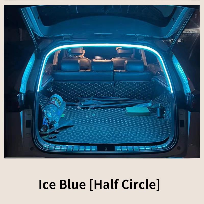 Luz de Maletero de Alto Brillo para Coche, Luz Ambiental, Decoración Interior, Tira de Luces LED Inalámbrica con Sensor Automático para Portón Trasero