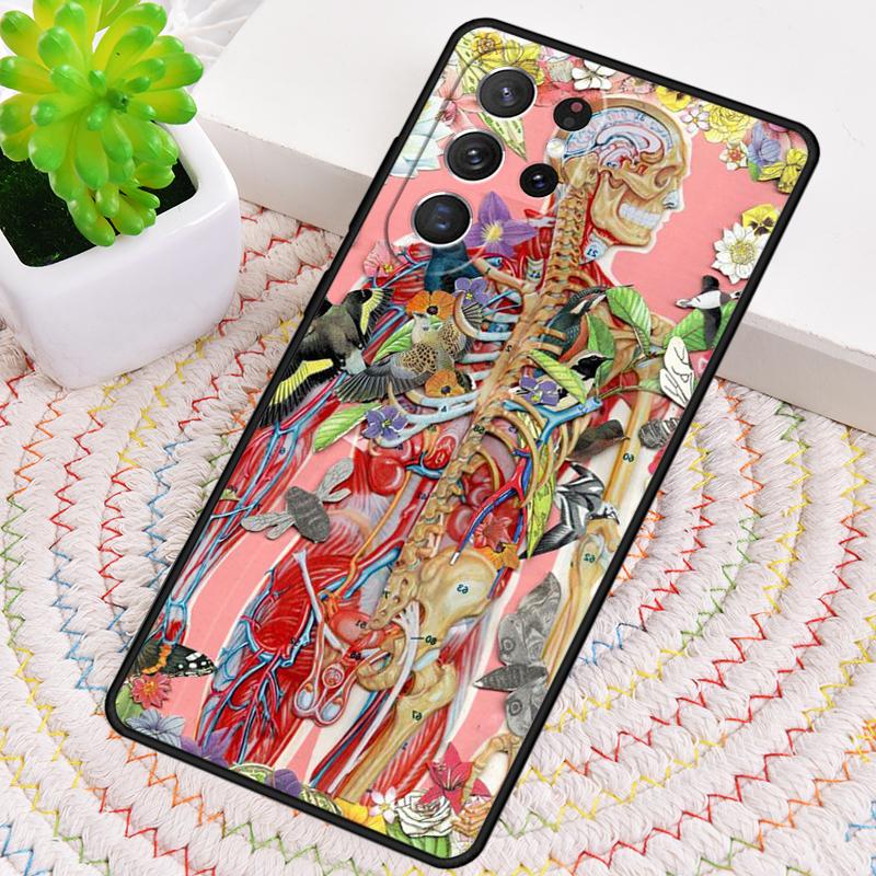 Human Brain Art Silicone Phone Case For Samsung Galaxy Note 10 Pro S26 S25 S24 S23 S22 S21 Plus S25Ultra Capa Cover