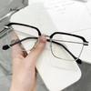 New Fashion Design Compute Reading Glasses Anti Blue Block For Women Squre Frame Myopia Eyewear gafas hombre eye glasses