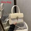 Womens Pu Small Square Bag With Contrast Color Blocking And Phone Pocket For Daily Use