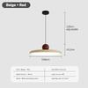 Modern LED Pendant Lights 40cm Green Flat Cover Hanging Lamps For Living Room Restaurant Coffee Shop Office Bar Lighting Luster