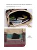 Retro Color Block Canvas Shoulder Bag – Large Capacity Women's Handbag