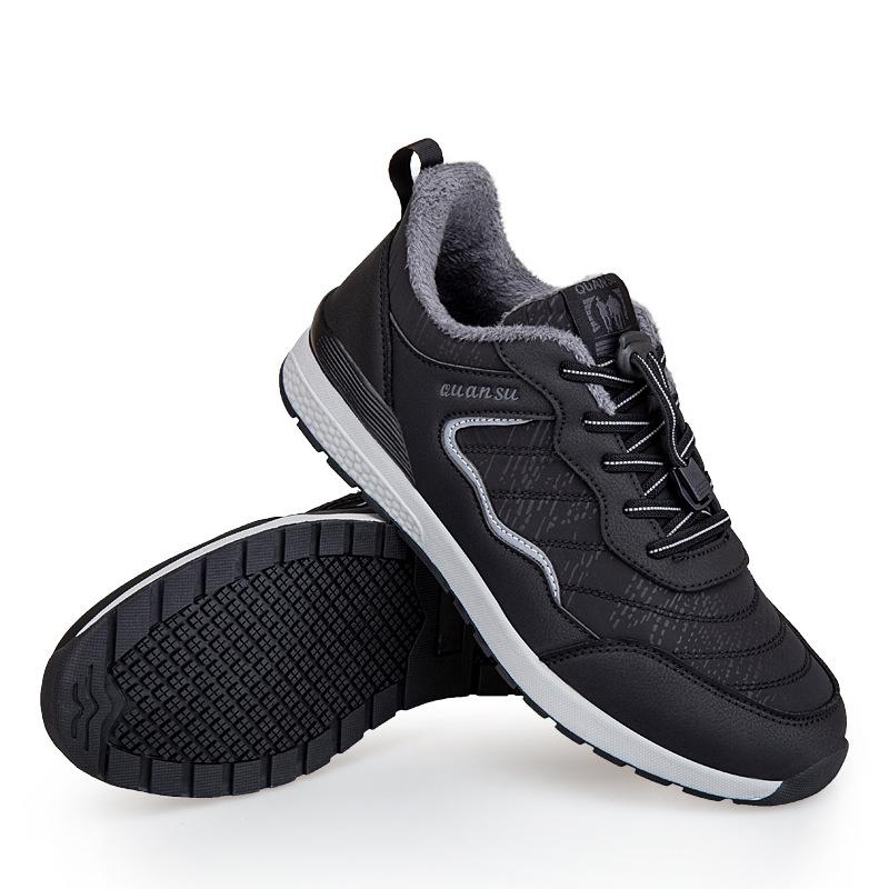 

Stepping shoes 2025 winter new umbrella cloth velvet cotton shoes factory parents shoes outdoor mother shoes 45