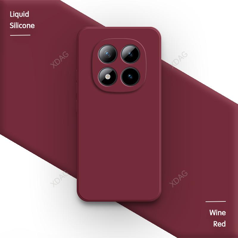 Funda Original para Teléfono para Xiaomi Redmi Note 15 Pro Plus Pro+ Note15 15Pro 5G Silicona Líquida Suave Simple Cubierta Trasera Funda Carcasas