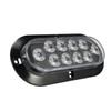 10 LED 6'' Oval Surface Mount Brake Stop Side Maker Stop Turn Signal Tail Light Trailer Truck Lamp 12V