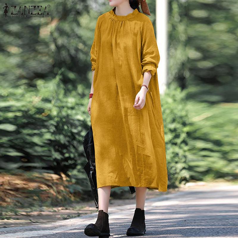 Buy ZANZEA Women O-neck Half Sleeve 
