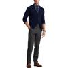 Polo Ralph Lauren Solid Color V-Neck Button Knit Sweater Men sweater Blue MNPOSWE16820431-400
