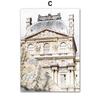 Veggkunst Lerretsmaling Paris Håndkle L'Arc de Triomphe Motebutikk Cafe Stue Dekor Plakater og utskrifter Cafe Veggbilde