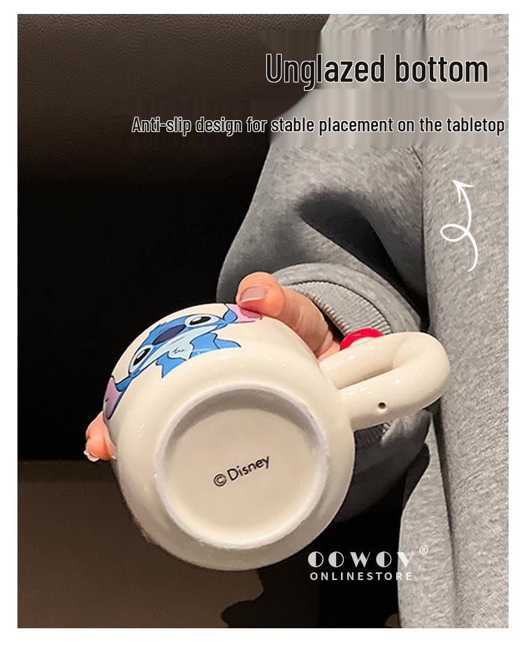 2025 New Style Ceramic Stitch Mug with Lid - Perfect Gift for Girls