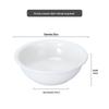 Diruien White Ceramic Round Serving Bowl