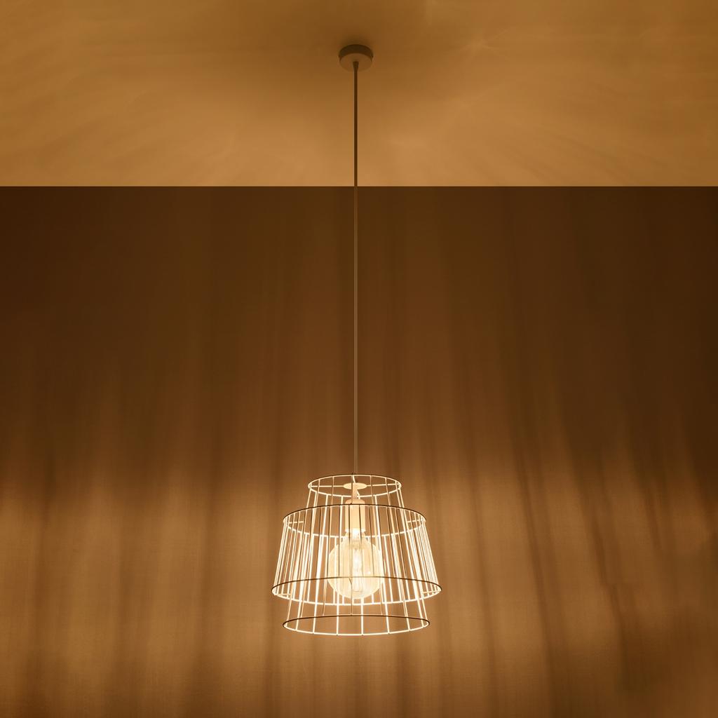 Lampa Wisząca Monix 1 E27 Biały Lumilo 06.246.62