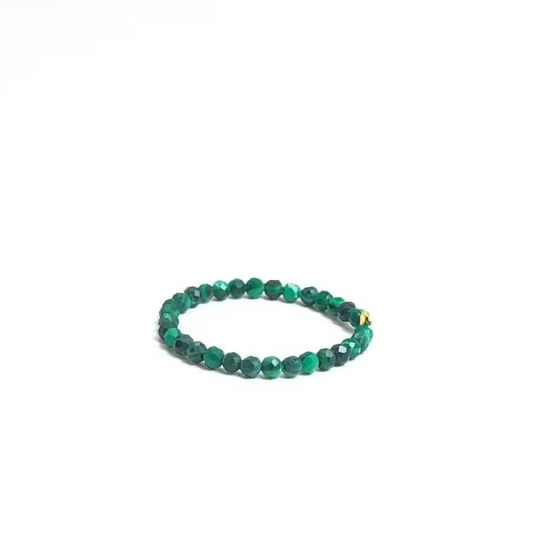 Anello con Pietra Naturale Agata cristallo quarzo zircone 2mm Multisfaccettato Gioielli regali adatti per uomo e donna