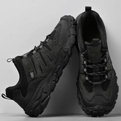 New Men's Outdoor Hiking Shoes Durable Waterproof Trekking Casual Sneakers Men Non-Slip Trainers Male Mountain Travel Sandals