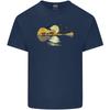 Guitar Reflection Guitarist Bass Acoustic Unisexs Light Cotton TShirt